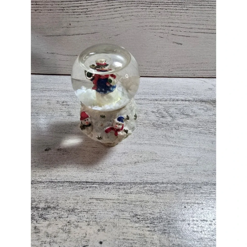 Christmas Wine Bottle Stopper Set 5pc Snow Globe Santa Nativity Light Up Holiday
